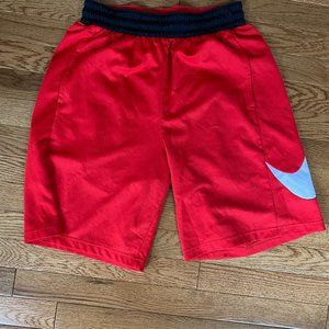 Nike dri-fit loose basketball shorts, Red, Adult Medium